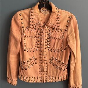 Vintage Roncelli beaded jean jacket